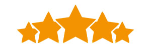 UGS - 5 star customer review graphic